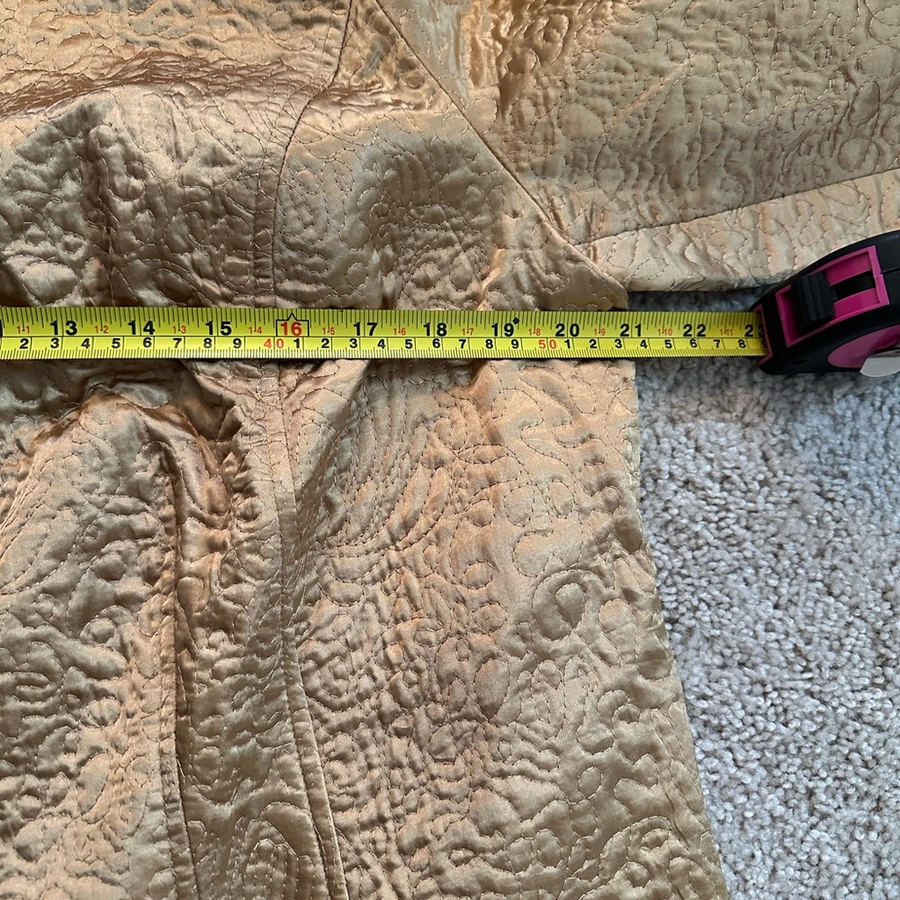 Kate Hill Metallic waffle Gold Jacket size 1X, Preloved excellent condition - Picture 8 of 11
